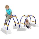 Outsunny Kids Climbing Frame with Climbing Arch, Triangle Climber, for 3-6 Years