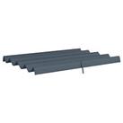 Outsunny Pergola Sun Shade Cover Roof Replacement for 3 x 2.15m Pergola, Grey