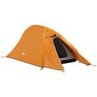 Outsunny Double Layer Camping Tent for 1-2 Man, 2000mm Waterproof, Orange