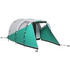 Outsunny 3000mm Waterproof Camping Tent with 2 Rooms for 4-5 Man, Green