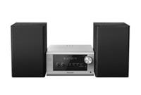 Panasonic SC-PM702EB-S Micro HiFi CD DAB Radio Bluetooth Silver Light Box Damage