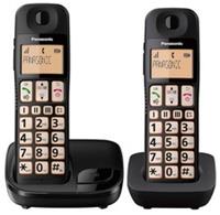 Panasonic DECT Cordless Telephone KX-TGE112EB Big Button Twin Light Box Damage