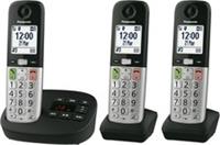 Panasonic Digital Cordless Phone Triple Handsets KX-TGU433EB Light Box Damage