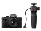 New Panasonic LUMIX G Camera DC-G100D H-FS12032 Lens DMW-SHGR2 Tripod Grip