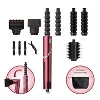 Shark FlexStyle 5-in-1 Air Styler & Hair Dryer | Black Cherry |REFURB |HD446UK