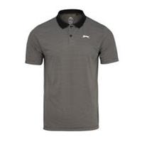 Slazenger Mens Micro Stripe Golf Polo Shirt Short Sleeve Performance Tee Top - XXXXL Regular