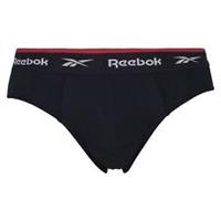 Reebok 3 Pack Wiggins Briefs Mens Gents Underwear Underclothes Lightweight - M Regular