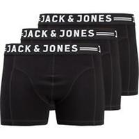 Jack and Jones Mens 3 Pack Trunks Plus Size Shorts Pants Trousers Bottoms - XXXXL Regular