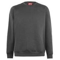 Slazenger Mens SL Fleece Crew Sweater Jumper Pullover Long Sleeve Neck - S Regular