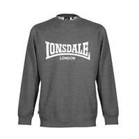 Lonsdale Mens Essentialsential Crew Sweater Neck Lightweight - 4XL Regular