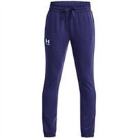 Under Armour Kids Terry Jogger Closed Hem Fleece Jogging Bottoms Sweatpants - 7-8 Yrs Regular