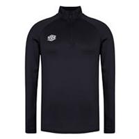 Umbro Mens Premier Half Zip Training Top Baselayer Collared Lightweight - S Regular