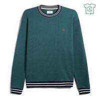 Farah Mens Copely Ls Crew Long Sleeve T-Shirt - S Regular