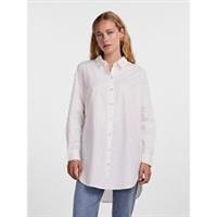 Pieces Womens Ls Long Shirt Plain - Sleeve - 10 Regular