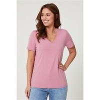 Be You Womens V Neck T-Shirt Regular Fit - 8 Regular