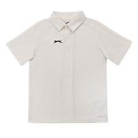 Slazenger Kids Aero Shirt Short Sleeve Cricket - 7-8 Yrs Regular