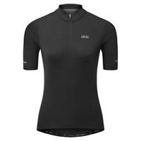 Dhb Womens Quarter Zip Short Sleeve Jersey 2.0 Lightweight - 8 Regular