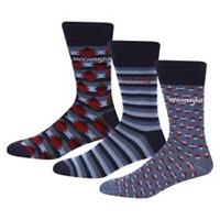 Wrangler Kids Gft Socks3 Pack Crew Socks - 6-8.5 Regular