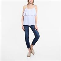 Be You Womens Double Layer Cami Woven Top - 18 Regular