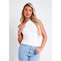 Missy Empire Womens White Super Soft Off The Shoulder Top - 8 Regular