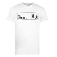 Character Mens Office T-Shirt Regular Fit - S Regular