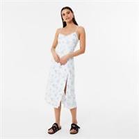 Jack Wills Womens Midi Dress Sweetheart - 12 Regular