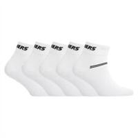 Skechers Mens Quarter Socks 5Pk - S (3-5) Regular