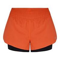 Reebok Womens Running Two In One Shorts Short Sports Training Fitness Gym - S Regular