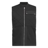 adidas Mens Qltd Full Zip Vest Top Sports Training Fitness Gym Performance Gilet - L Regular