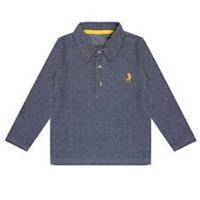 Firetrap Kids Lg SleevePolo Shirt Top Baby Long Sleeve Polo - 1-2 Regular