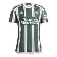 adidas Mens Manchester United Away Shirt 2023 2024 Adults Domestic Crew Neck - M Regular