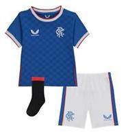 Castore Kids Rangers Home Mini Kit 2022 2023 Domestic Shirt Moisture wicking - 6-9 Months Regular