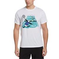 Original Penguin Mens Graphic T-Shirt Short Sleeve Sports Training Fitness Gym - M Regular