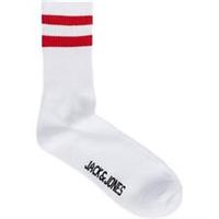 Jack & Jones Mens Stripe Tennis Sock Trainer Socks - 6-12 Regular