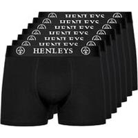 Henleys Mens 7 Pack Boxers Trunk - S Regular