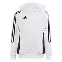 Adidas Kids Tiro 24 Training Hoodie Hooded Sweatshirt Top Juniors 1/4 Zip Fleece - 7-8 Years Regular