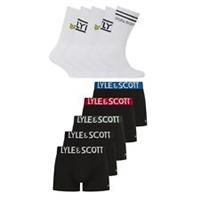 Lyle & Scott Unisex 10 Pack Underwear And Sock Gift Box Set