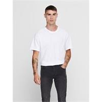 Only And Sons Mens Matt Longy Short Sleeve T Longline T-shirt - S Regular