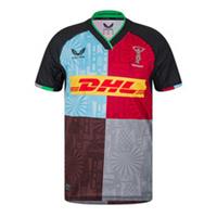 Castore Mens Harlequins Home Shirt 2024 - 2XL Regular