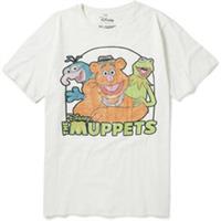 The Muppets Mens Mu Retro T-Shirt Tee Top Crew Neck Short Sleeve Regular Fit - S Regular