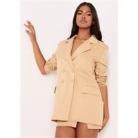 Missy Empire Womens Double Breasted Oversized Blazer Dress - 8 Regular