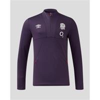 Umbro Mens England Rugby Half Training Top 2024 Hoodie Hooded Sweatshirt - 4XL Regular