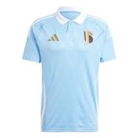 adidas Mens Belgium Away Shirt 2024 Adults International Collared Moisture - 3XL Regular