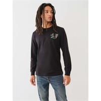 True Religion Mens Long Sleeve High Dynasty Tshirt  S Regular