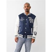 True Religion Mens Good Life Bomber Jacket Outerwear Softshell - S Regular