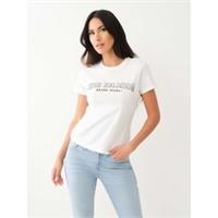 True Religion Womens Crew Neck Logo T-shirt Regular Fit - 14 Regular