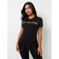True Religion Womens Two Arch Crew T Regular Fit T-shirt - 12 Regular