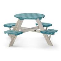 Plum Play Unisex Circular Picnic Table Teal Swing Set
