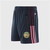 O'neills Girls Offaly Nepal Poly Shorts Gaa Moisture Wicking 2 Pockets - 7-8 Years Regular