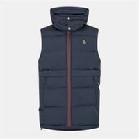 Luke Mens Quilted Gilet Sleeveless Jacket Outerwear Top - S Regular